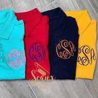 Monogram Fancy Polo